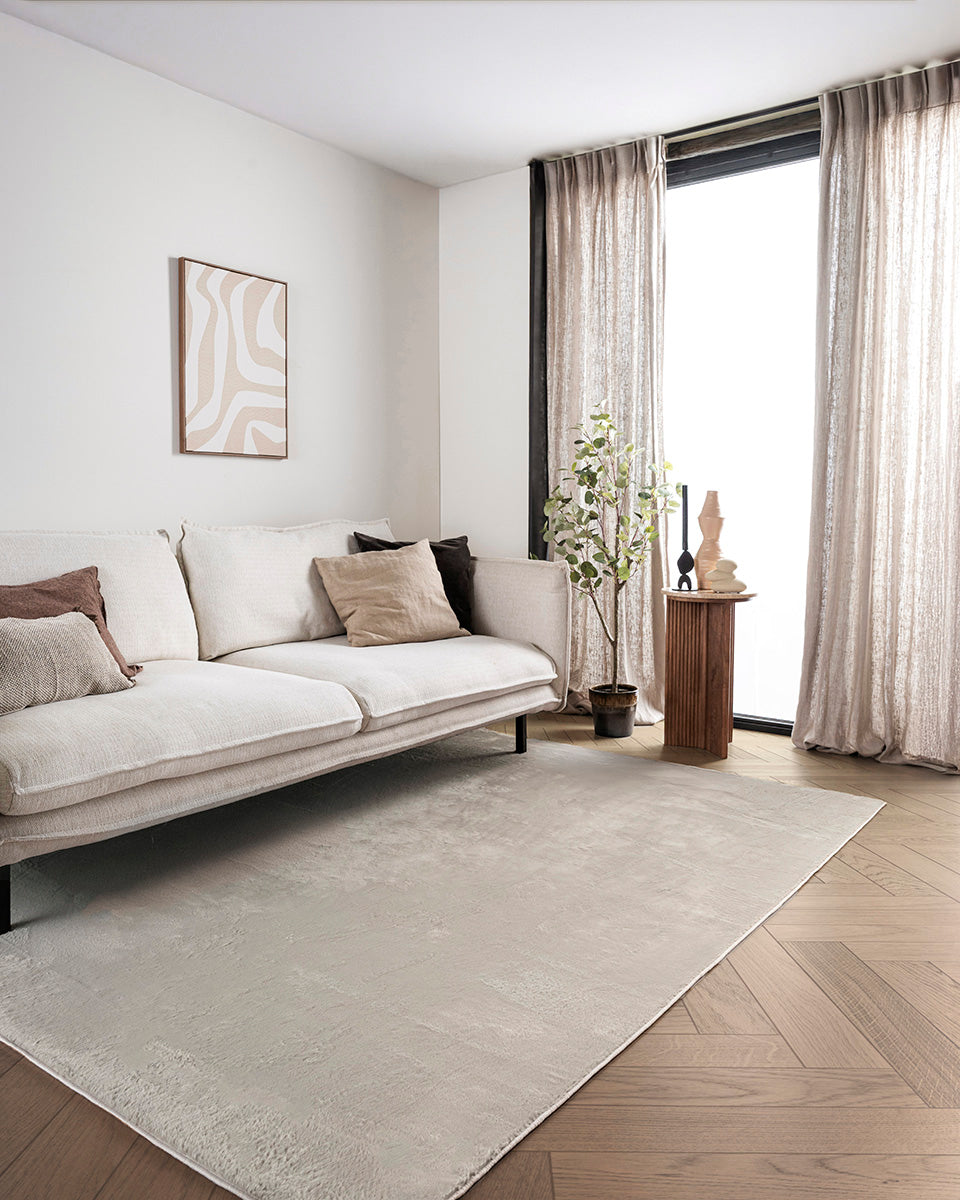 Japandi-Teppich – Terra Plano Beige