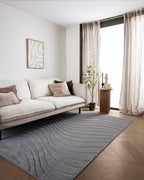 Japandi-Teppich – Terra Maris Grau