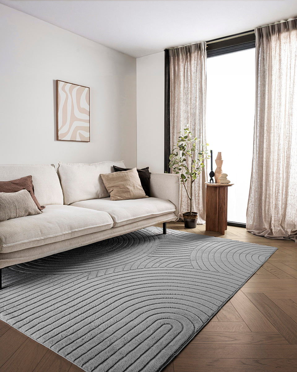 Japandi-Teppich – Terra Zenith Grey