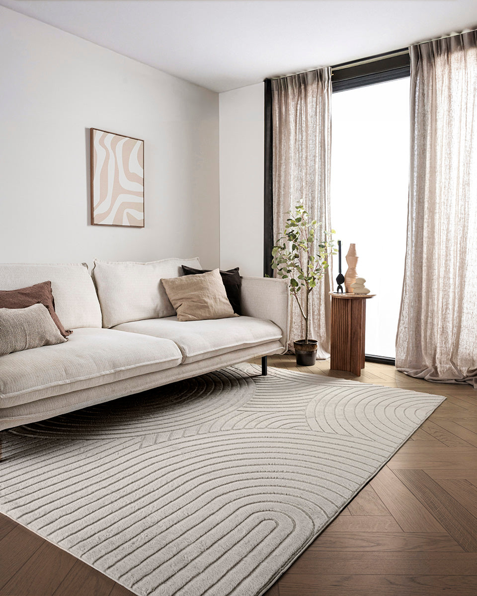 Japandi-Teppich – Terra Zenith Taupe