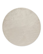 Runder Japandi-Teppich – Ovara Plano Beige