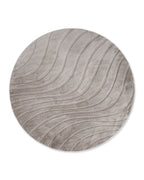 Runder Japandi-Teppich – Ovara Maris Taupe