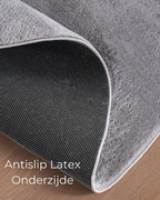 Runder Japandi-Teppich – Ovara Plano Grey