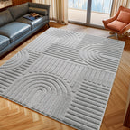 Japandi Teppich - ART 1121 SILBER