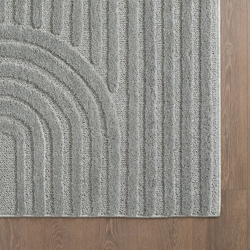 Japandi Teppich - ART 1121 SILBER