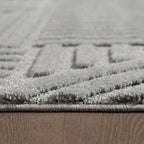 Japandi Teppich - ART 1121 SILBER