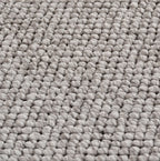 Runder Japandi Teppich - HELIX 2200 SILVER
