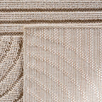 Runder Japandi Teppich - HELIX 2201 BEIGE