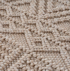 Runder Japandi Teppich – HELIX 2202 BEIGE