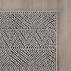 Läufer Japandi Teppich – HELIX 2202 SILBER