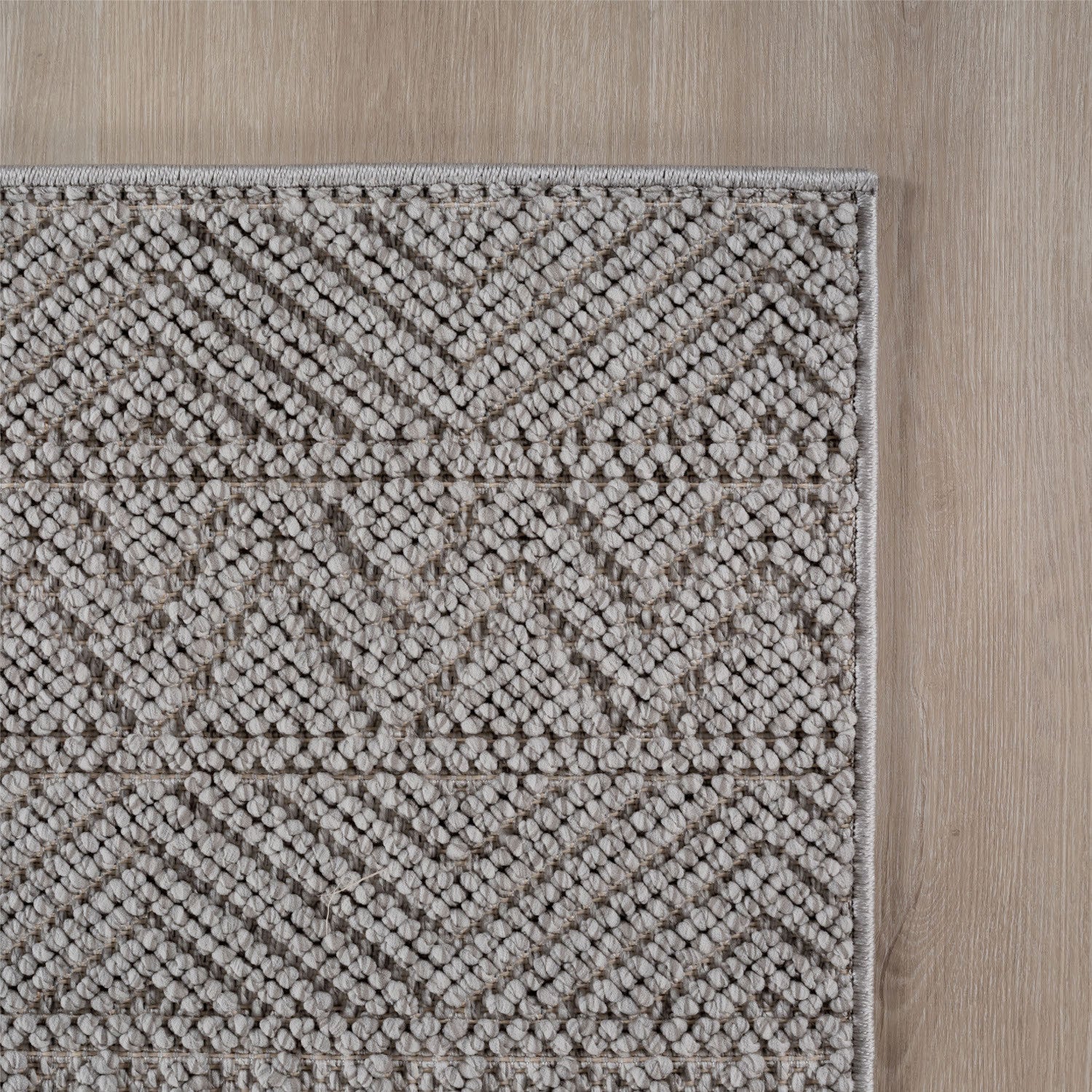 Läufer Japandi Teppich – HELIX 2202 SILBER