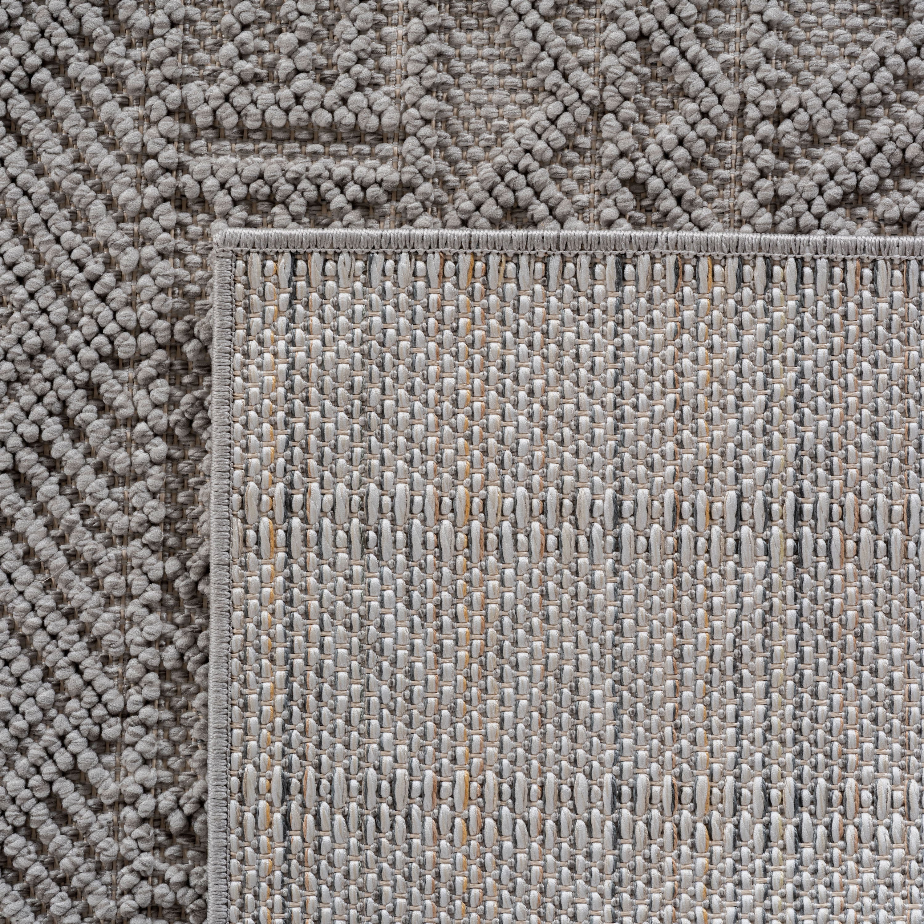 Läufer Japandi Teppich – HELIX 2202 SILBER