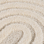 Runder Japandi Teppich - ART 1122 CREAM