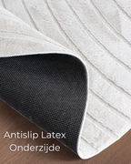 Runder Japandi-Teppich – Ovara Zenith Beige