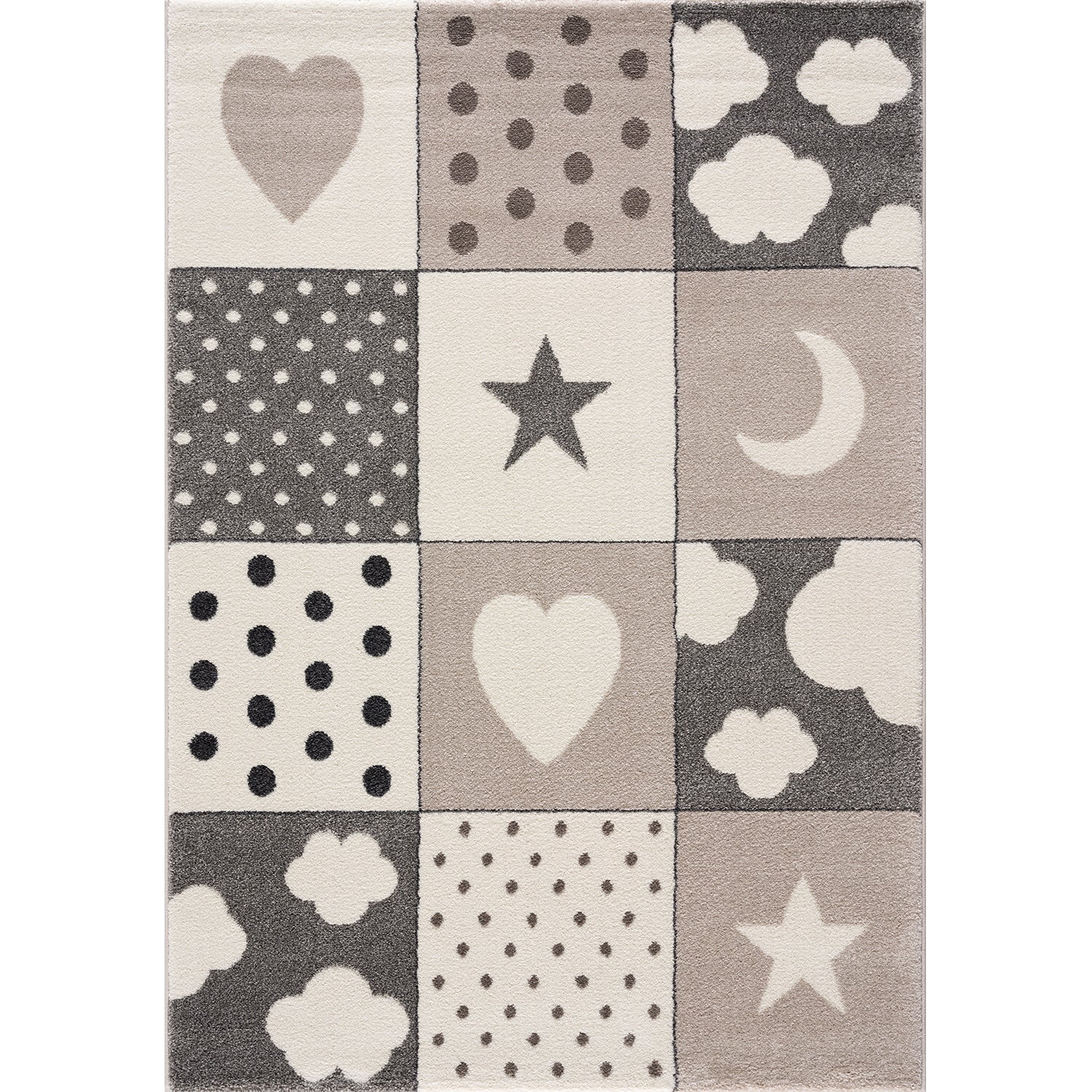 Kinderteppich - Sweat Blocks Grau