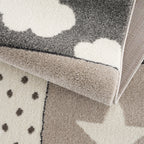Kinderteppich - Sweat Blocks Grau