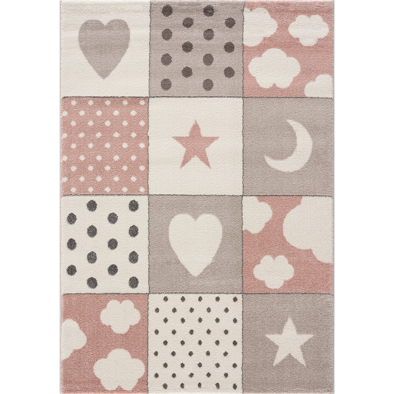 Kinderteppich - Sweat Blocks Rosa