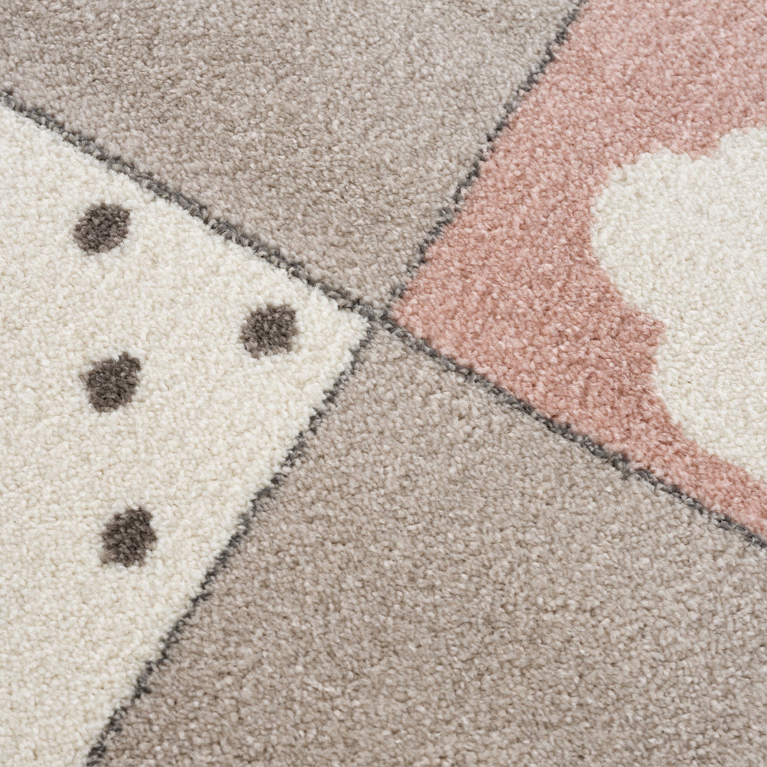 Kinderteppich - Sweat Blocks Rosa