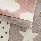 Kinderteppich - Sweat Blocks Rosa