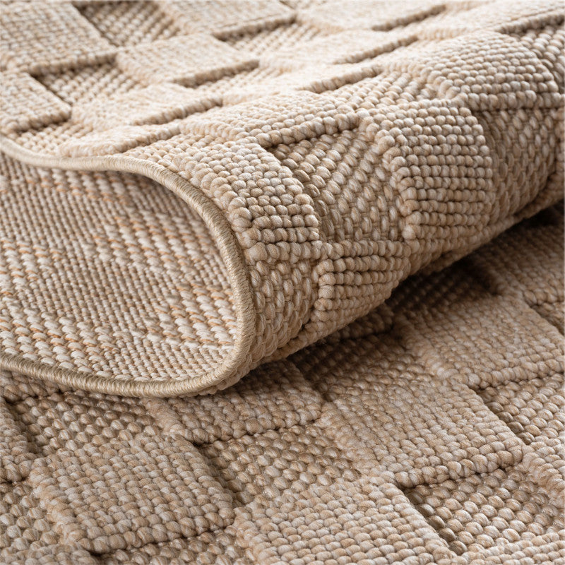 Runder Japandi Teppich - HELIX 2203 BEIGE