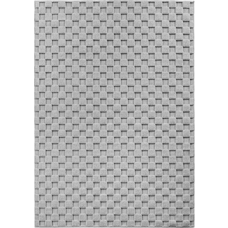 Japandi Teppich - HELIX 2203 SILBER