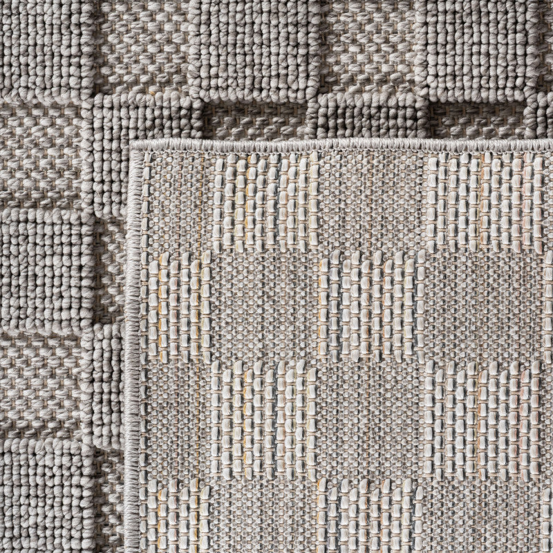 Japandi Teppich - HELIX 2203 SILBER