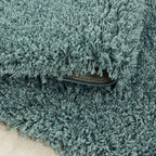 Runder Hochflor-Teppich Shaggy - SYDNEY 3000 AQUA
