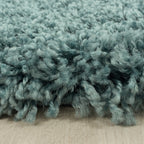Runder Hochflor-Teppich Shaggy - SYDNEY 3000 AQUA