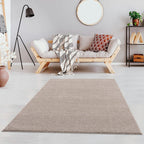 Kurzflor-Teppich - Nuvra Beige