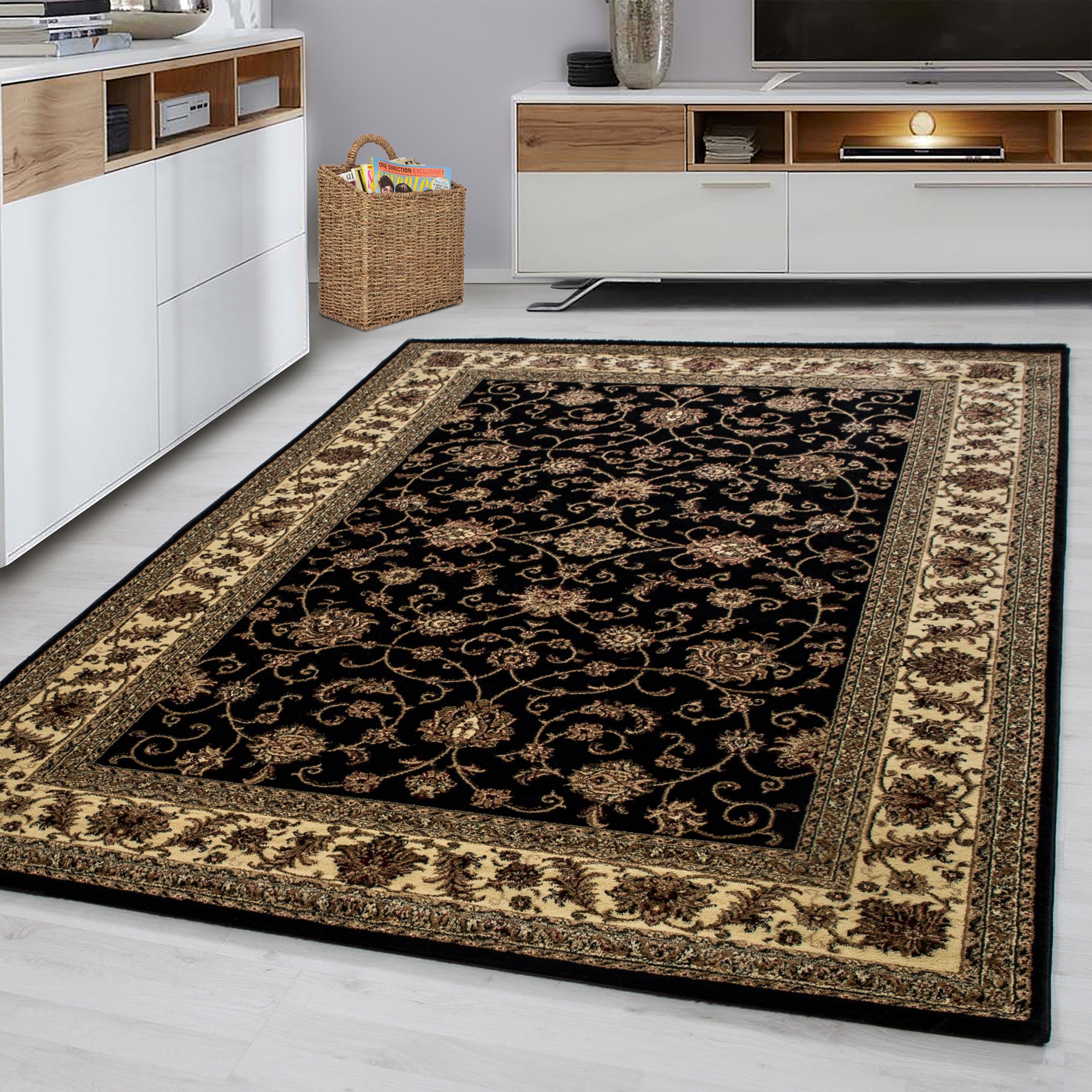 Vintage Teppich - MARRAKESH 210 BLACK