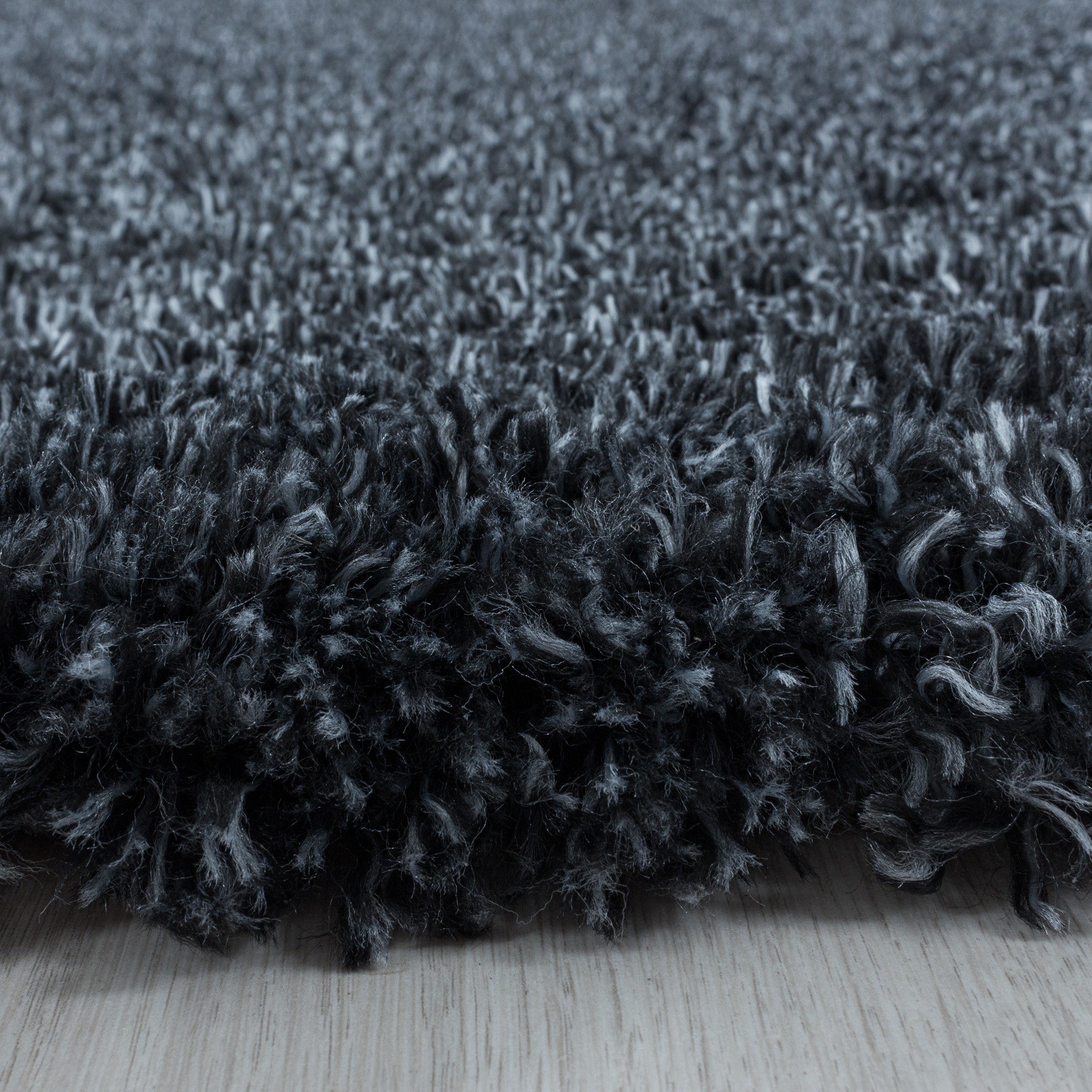 Runder Hochflor-Teppich - FLUFFY 3500 ANTHRAZIT