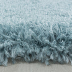 Läufer Hochflor Teppich - FLUFFY 3500 BLUE