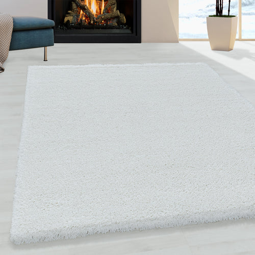 Hochflor-Teppich - FLUFFY 3500 WHITE