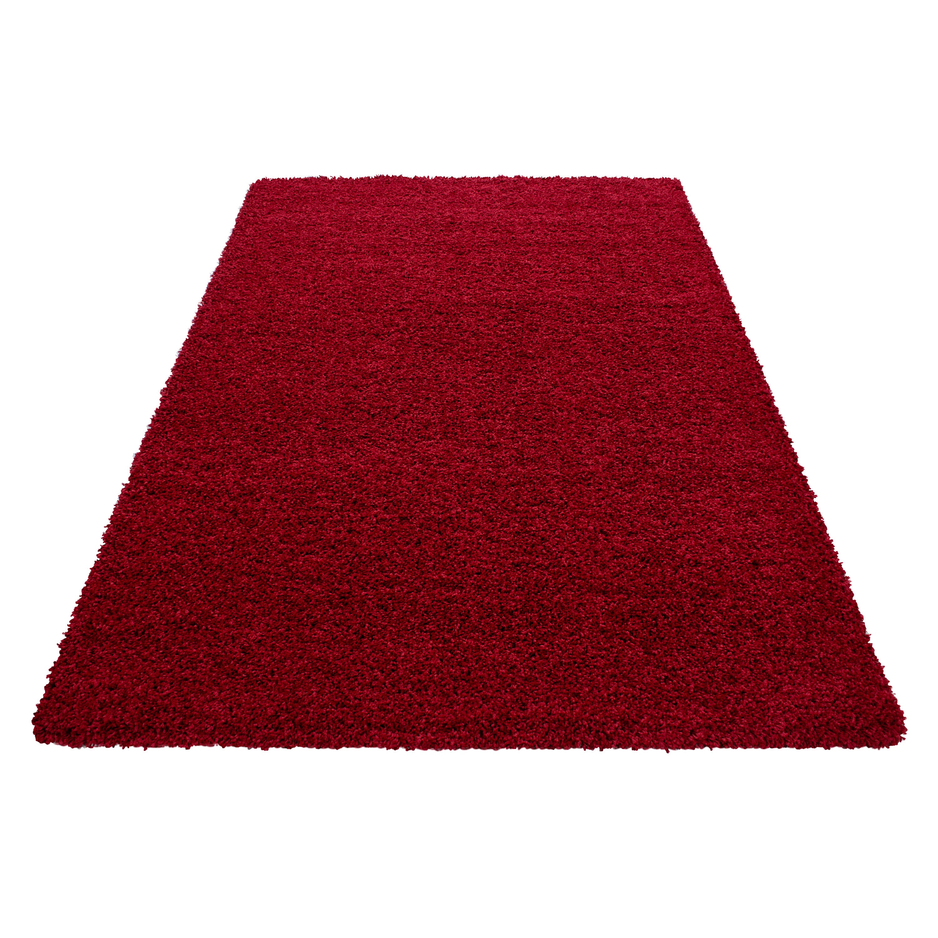 Shaggy Hochflorteppich - LIFE 1500 ROT
