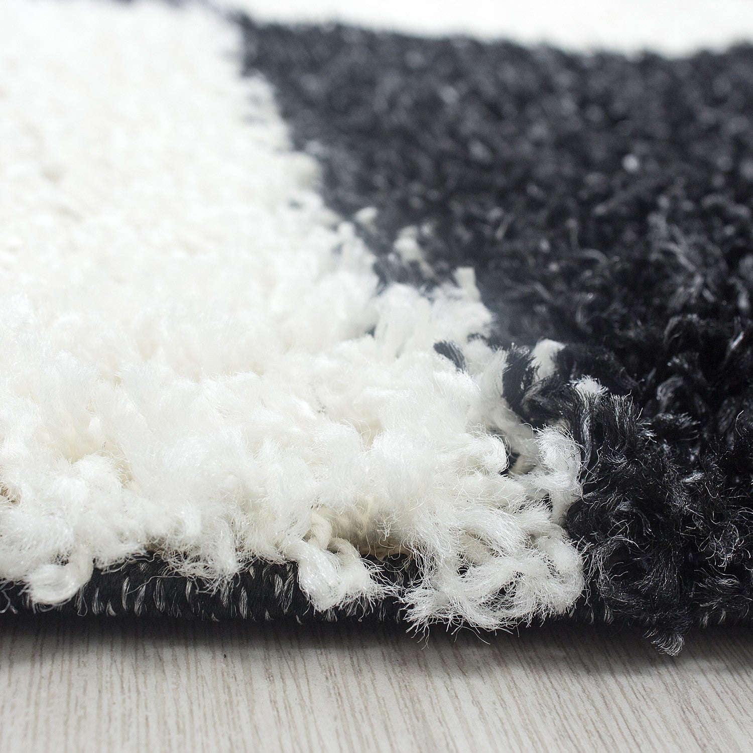 Hochflor Teppich - LIFE 1501 SCHWARZ