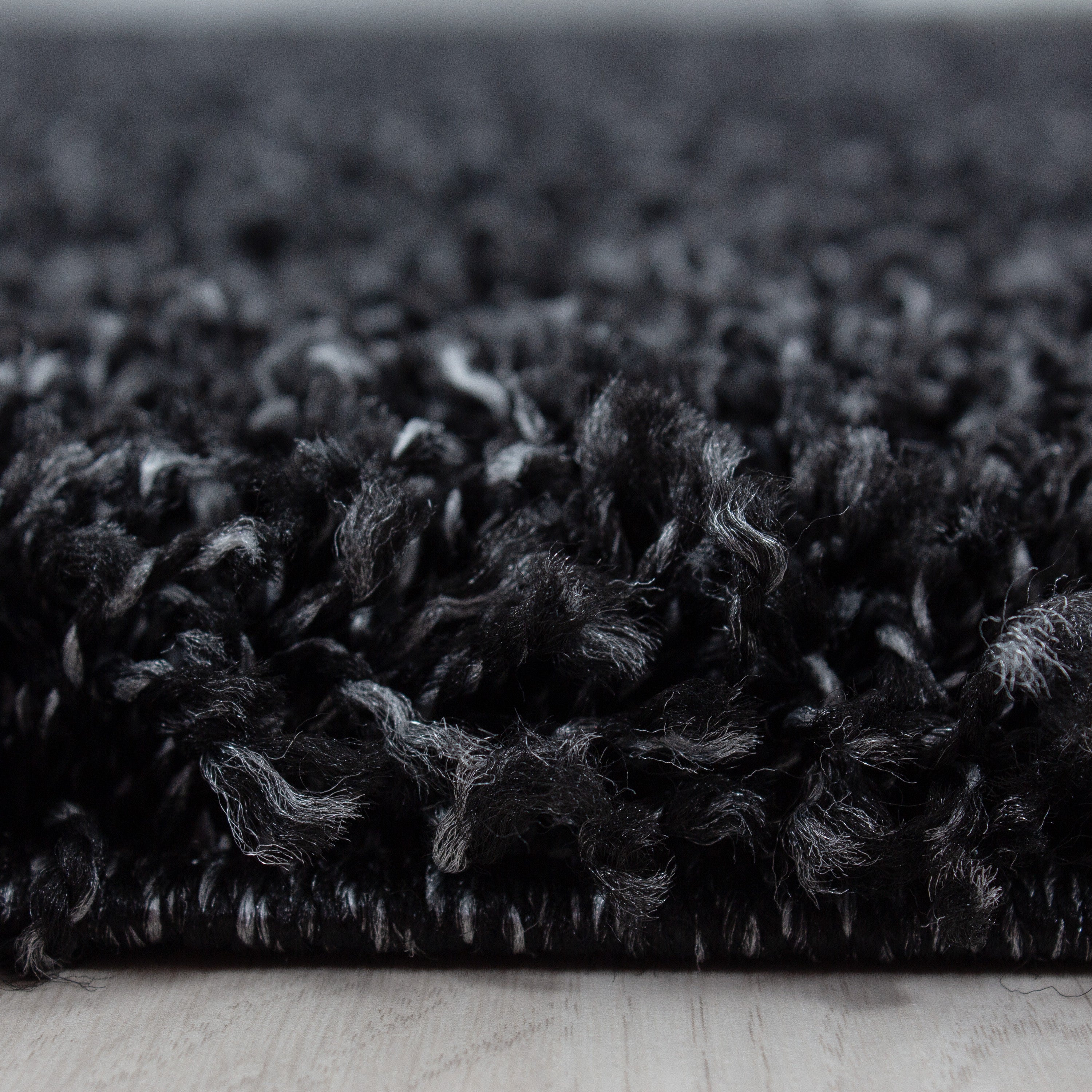 Runder Shaggy Hochflor-Teppich - LIFE 1500 ANTHRAZIT