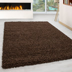 Hochfloriger Shaggy Teppich - LIFE 1500 BROWN