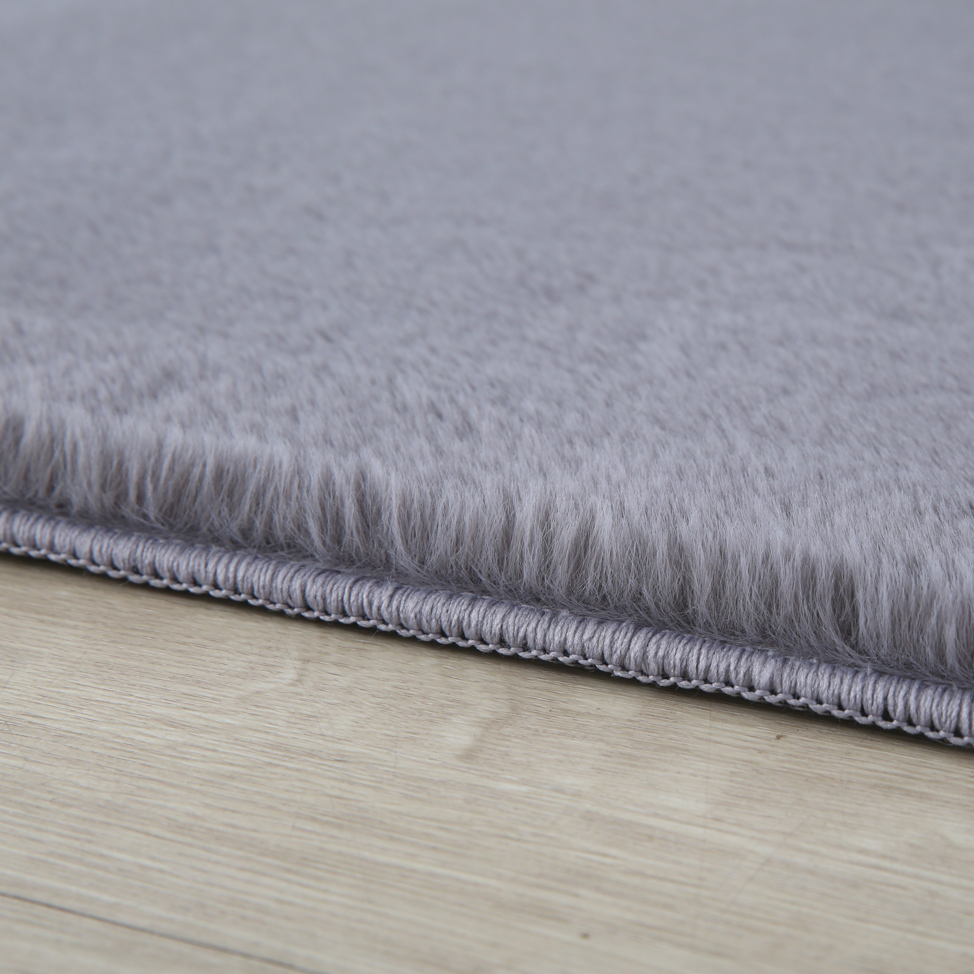 Rund POUFFY 5100 GREY