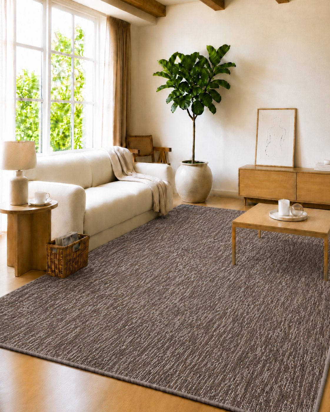 Moderner Teppich - NIZZA 1800 BROWN