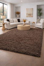 Hochfloriger Shaggy Teppich - LIFE 1500 BROWN