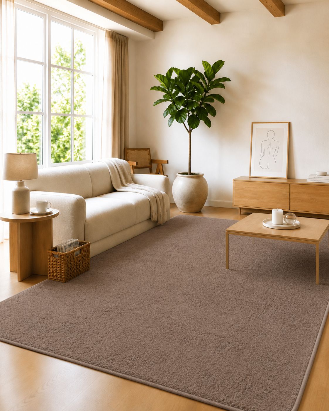 Moderner Teppich - JOY 1400 MOCCA