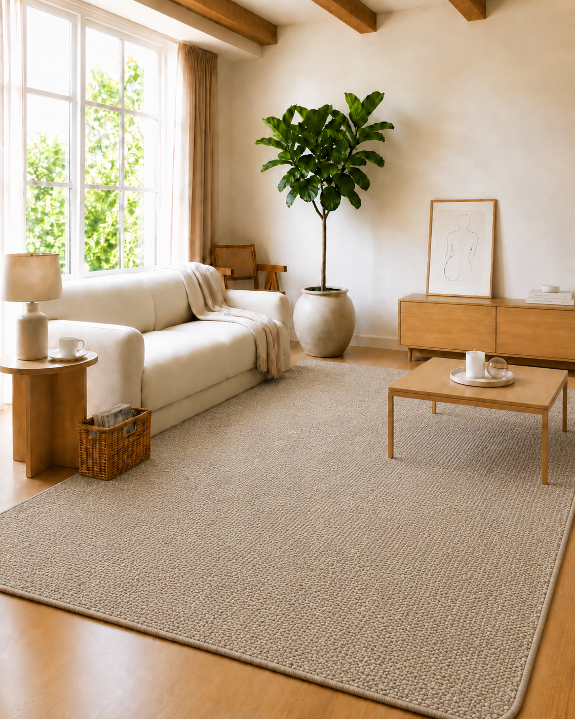 Moderner Teppich - LOOM 4300 BEIGE
