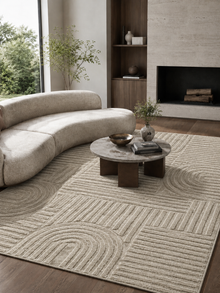 Japandi Teppich - ART 1121 BEIGE