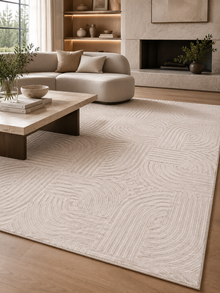 Japandi Teppich - SAHARA 1112 BEIGE