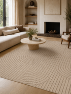 Japandi Teppich - HELIX 2201 BEIGE