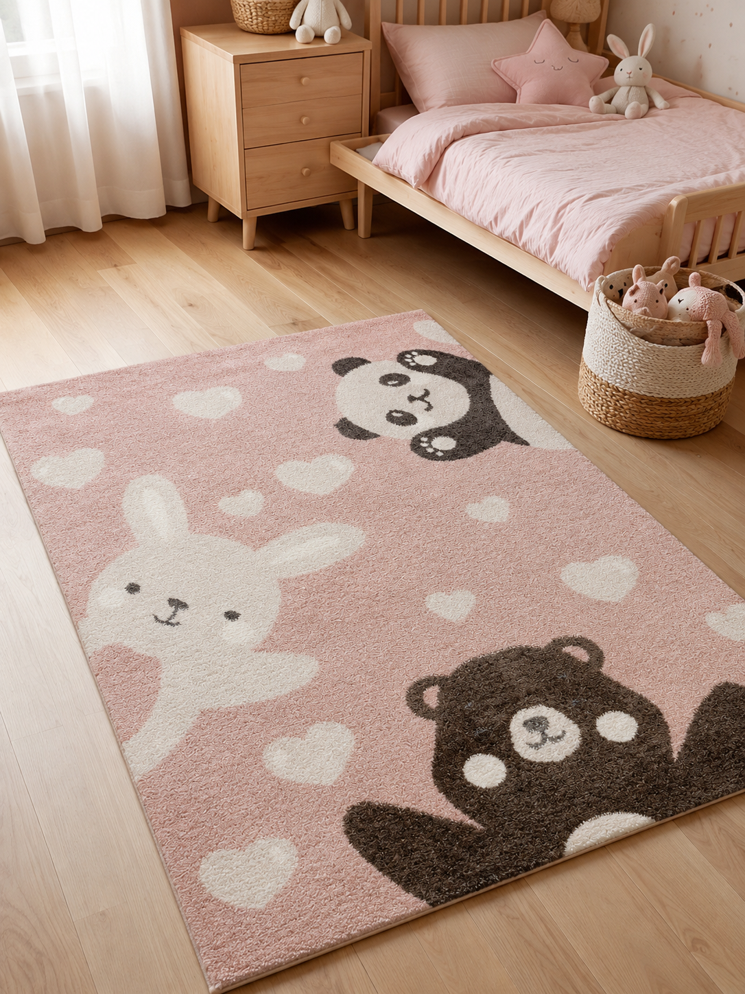 Kinderteppich - Snuggles Rosa