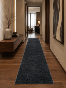 Läufer Hochflor Teppich - FLUFFY 3500 ANTHRAZIT