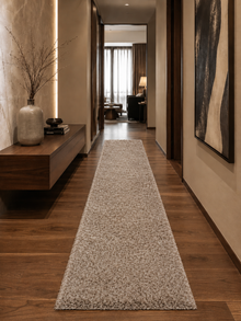 Läufer Hochflor-Teppich - FLUFFY 3500 BEIGE