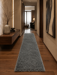 Läufer Hochflor-Teppich - FLUFFY 3500 HELLGRAU