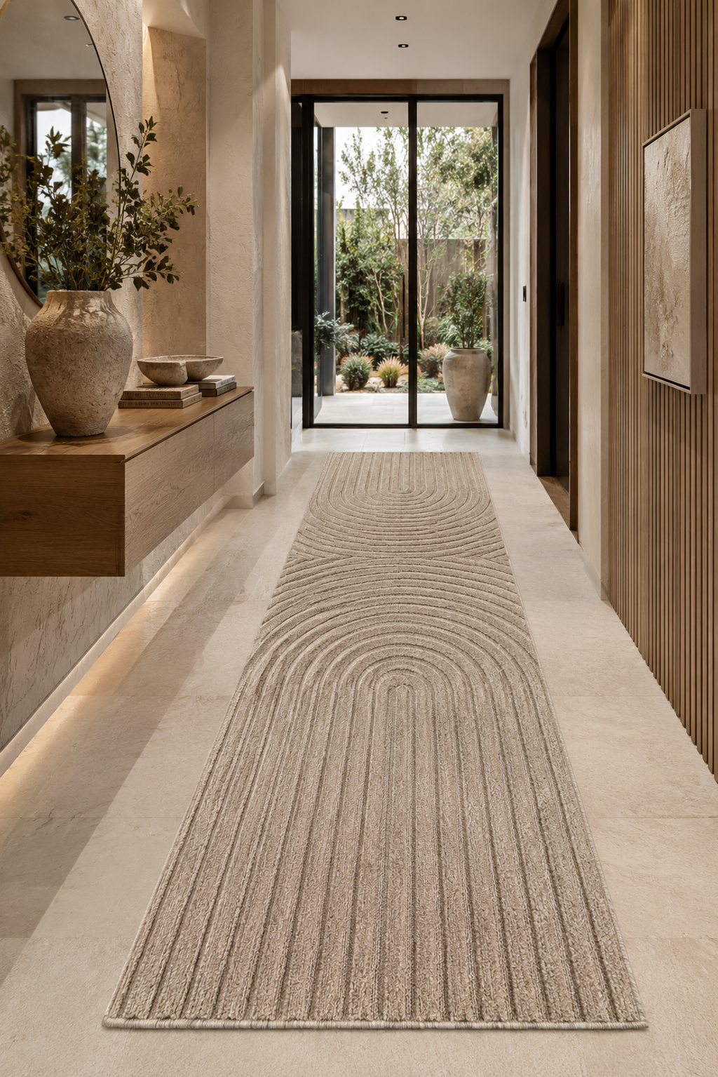 Läufer Japandi Teppich - ART 1122 BEIGE